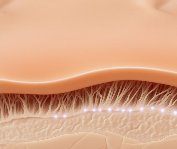 Régénération cellulaire — peau après
